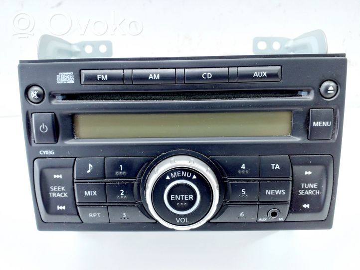 Nissan Juke I F15 Radio/CD/DVD/GPS-pääyksikkö 281851KA0A