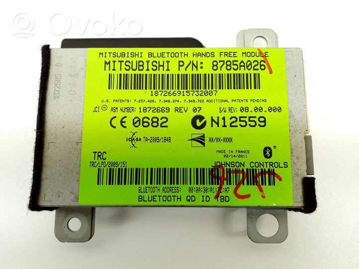 Mitsubishi ASX Bluetoothin ohjainlaite/moduuli 8785A026