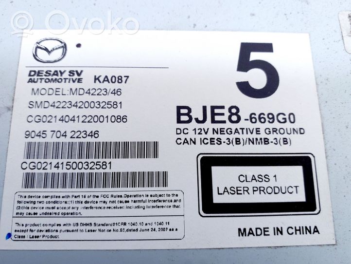 Mazda 3 II CD/DVD changer BJE8669G0