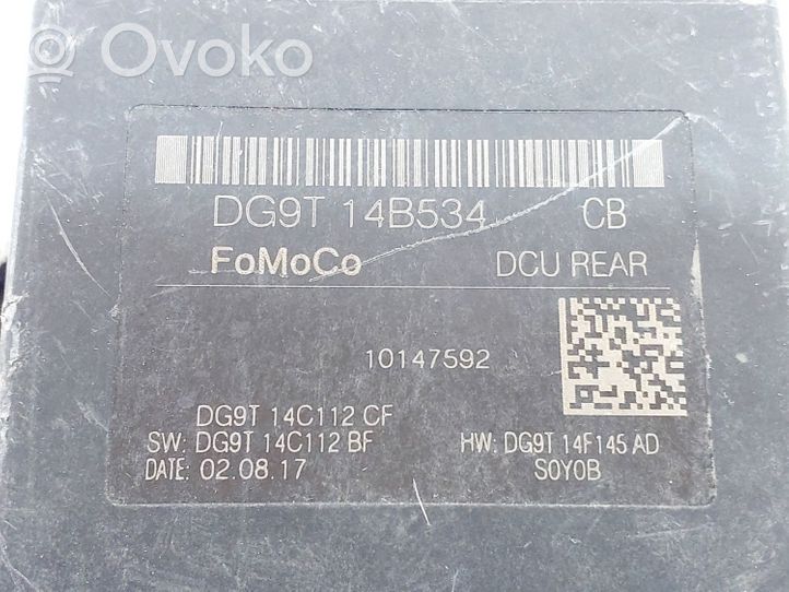 Ford S-MAX Oven keskuslukituksen ohjausyksikön moduuli DG9T14B534CB