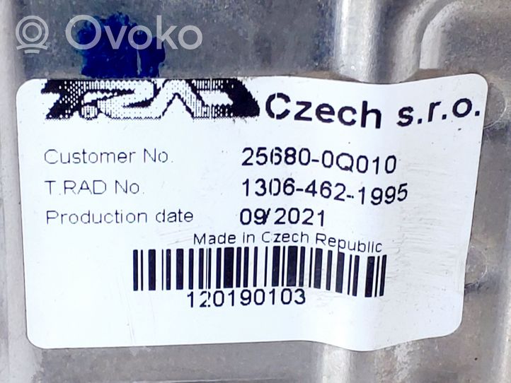 Toyota Aygo AB40 Refroidisseur de vanne EGR 256800Q010