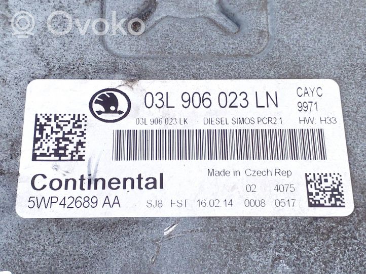 Skoda Rapid (NH) Sterownik / Moduł ECU 03L906023LN