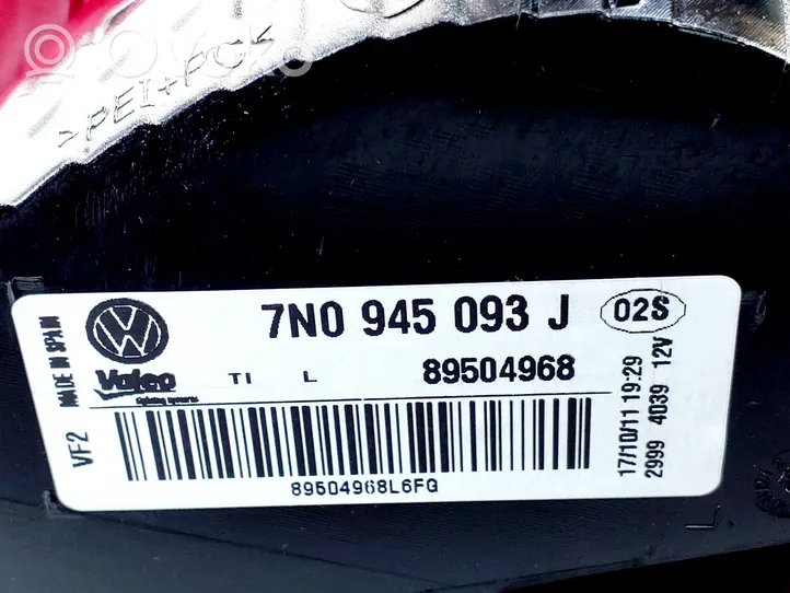 Volkswagen Sharan Lampy tylnej klapy bagażnika 7N0945093J