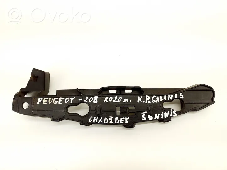 Peugeot 208 Staffa angolare del supporto di montaggio del paraurti 9823232680