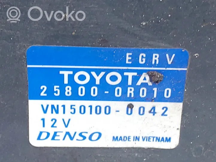 Toyota Avensis T270 Zawór przepustnicy 258000R010