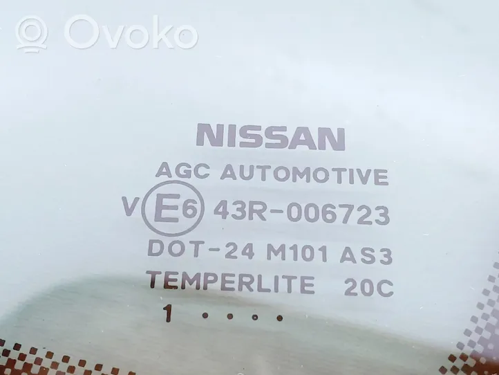 Nissan Qashqai+2 Galinis šoninis kėbulo stiklas 
