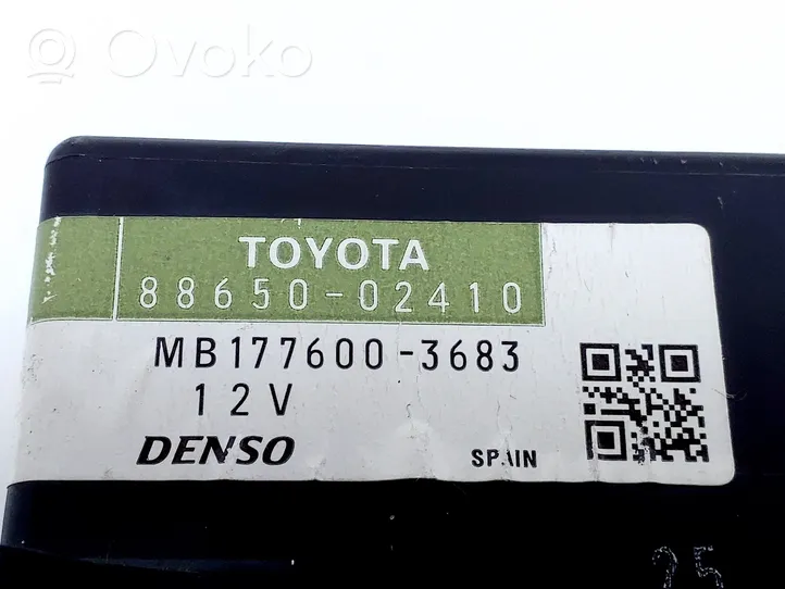 Toyota Auris 150 Muut laitteet 8865002410