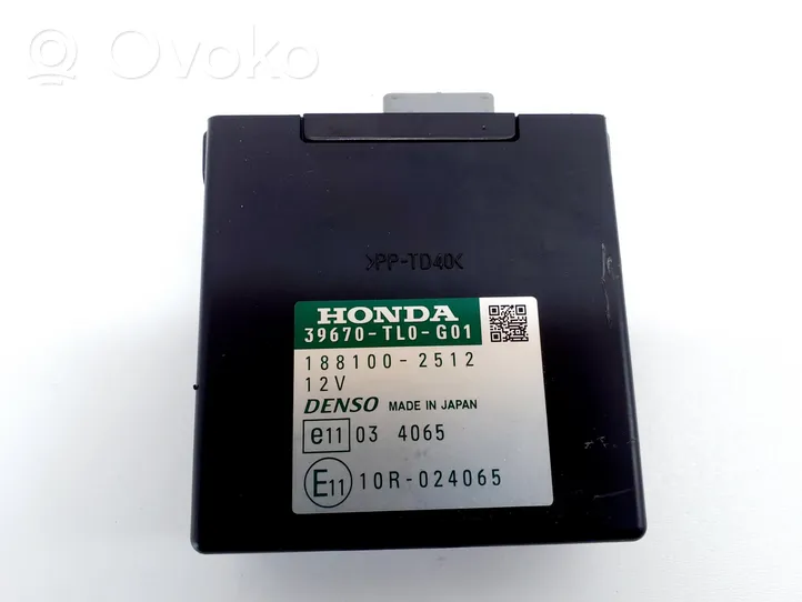 Honda Accord Sterownik / Moduł parkowania PDC 39670TL0G01