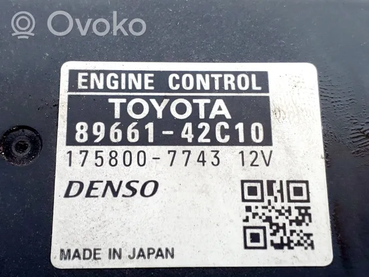 Toyota RAV 4 (XA30) Variklio valdymo blokas 8966142C10