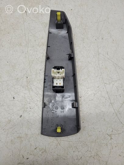 Toyota Prius (XW20) Support bouton lève vitre porte arrière 7427147050