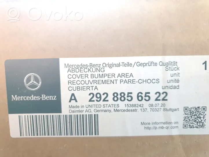 Mercedes-Benz GLE W167 Garniture pour voûte de roue avant A2928856522