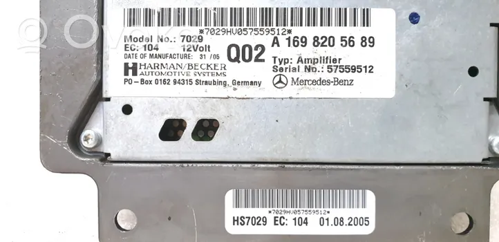 Mercedes-Benz CLK A209 C209 Amplificateur de son A1698205689