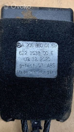 Mercedes-Benz GLE (W166 - C292) Boucle de ceinture de sécurité avant A2058600169