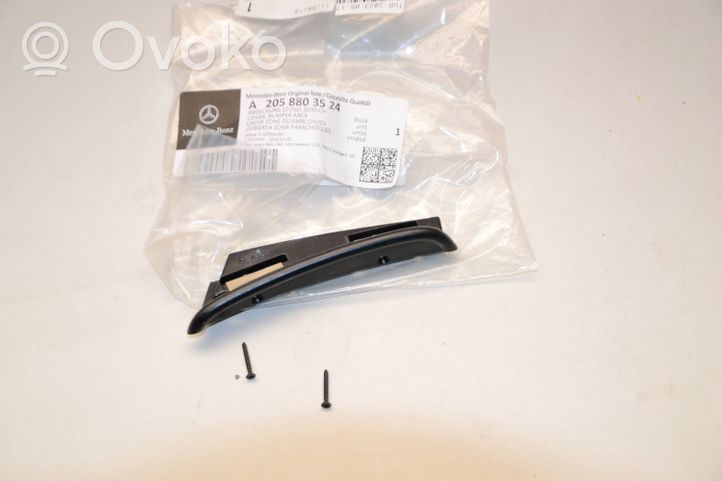 Mercedes-Benz C W205 Rivestimento del pannello parte angolare del paraurti posteriore A2058803524