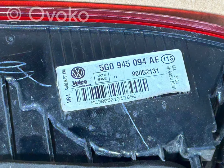 Volkswagen Golf VII Galinių žibintų komplektas 5G0945094AE