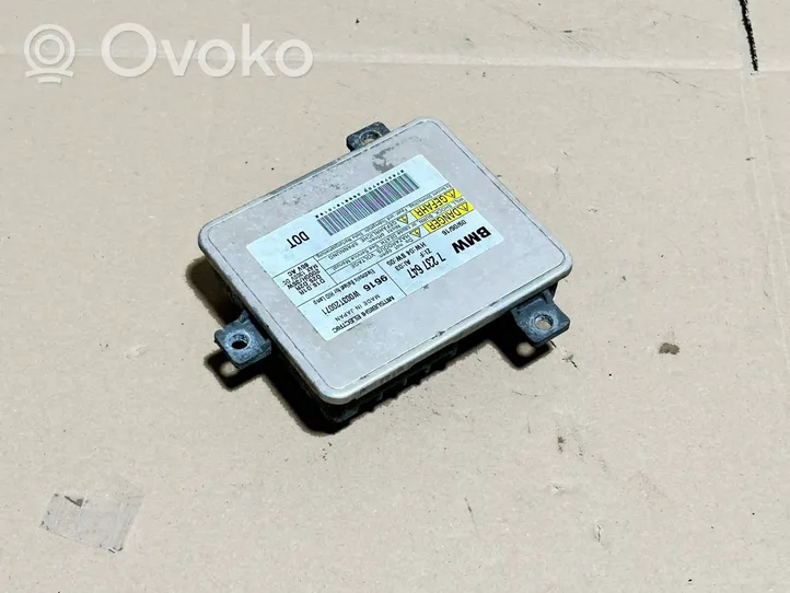 BMW 5 GT F07 Module de ballast de phare Xenon 7237647