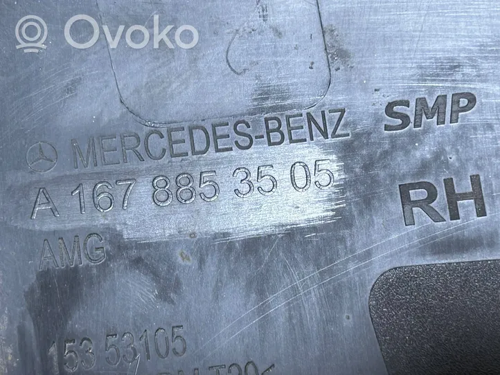 Mercedes-Benz GLE W167 Kampinė galinio bamperio dalis A1678853505