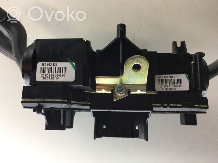 Audi A6 Allroad C6 Interruptor/palanca de limpiador de luz de giro 4E0953521