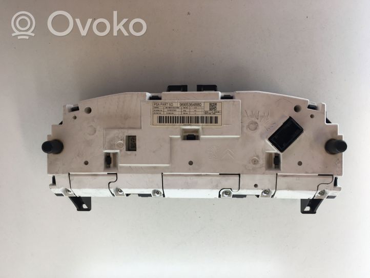 Citroen C5 Compteur de vitesse tableau de bord 9665364880