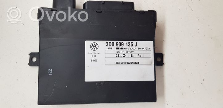 Volkswagen Touareg I Module de contrôle sans clé Go 3D0909135J