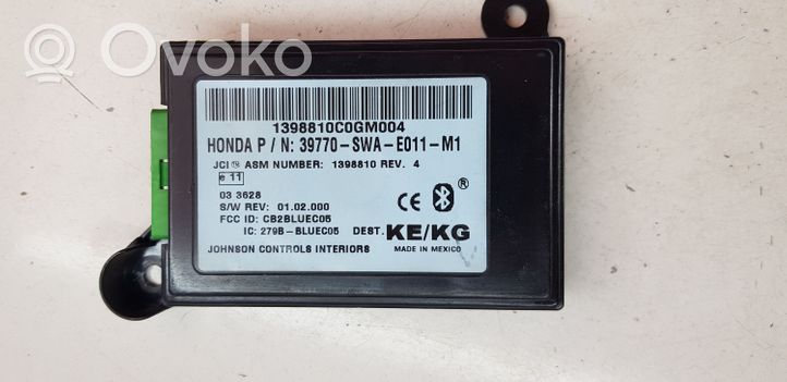Honda CR-V Moduł / Sterownik Bluetooth 39770SWAE011M1