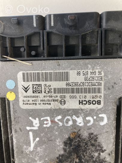 Citroen C-Crosser Calculateur moteur ECU 9664487580