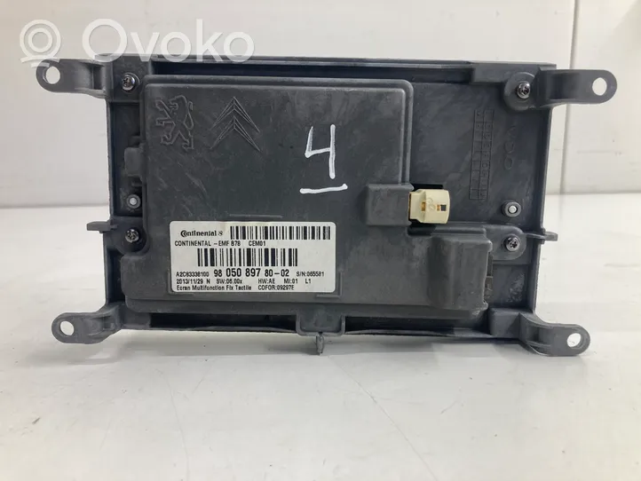 Citroen C4 II Picasso Monitor / wyświetlacz / ekran 980508978002