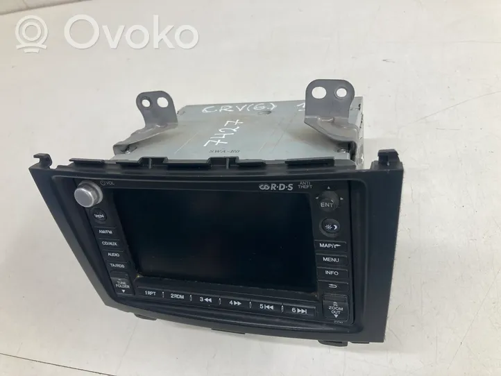 Honda CR-V Panel / Radioodtwarzacz CD/DVD/GPS 39541SWAE010M1