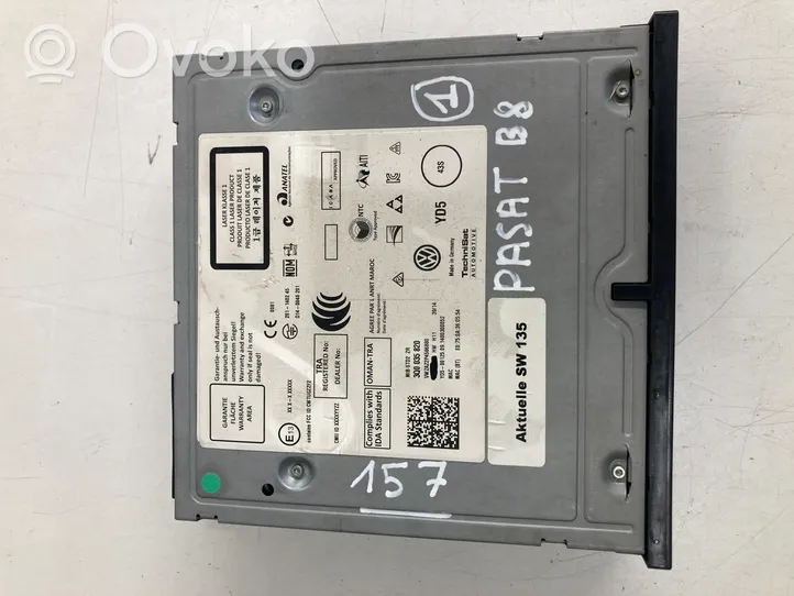 Volkswagen PASSAT B8 CD/DVD changer 3Q0035820