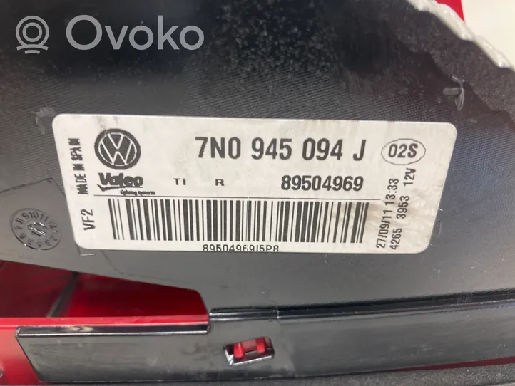 Volkswagen Sharan Luci posteriori del portellone del bagagliaio 7N0945094J