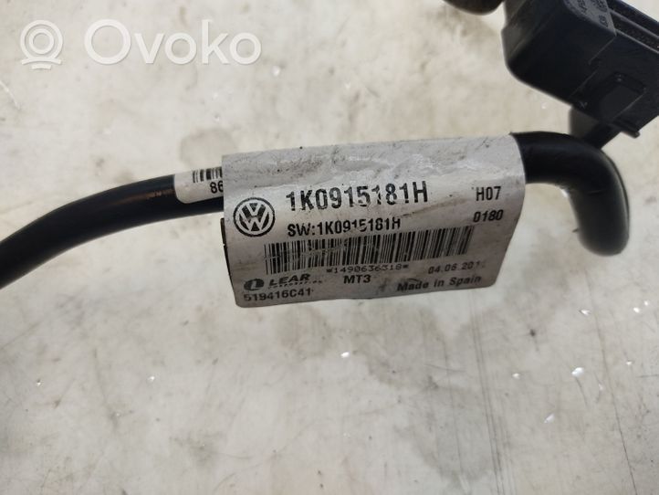 Volkswagen Golf VI Cavo positivo (batteria) 1K0915181H