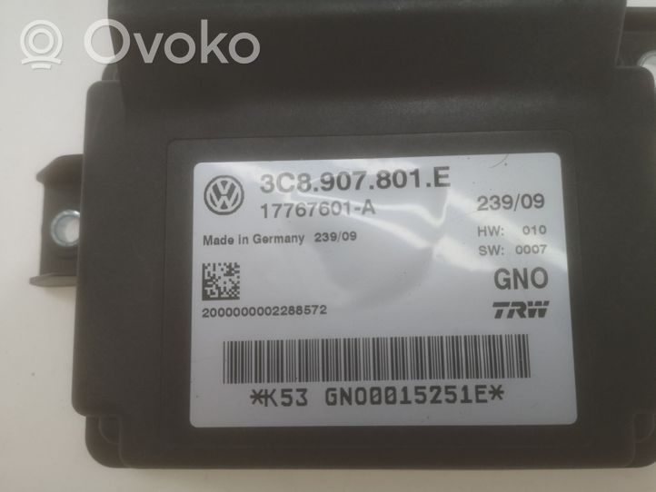 Volkswagen PASSAT CC Rankinio stabdžio valdymo blokas 3C8907801E