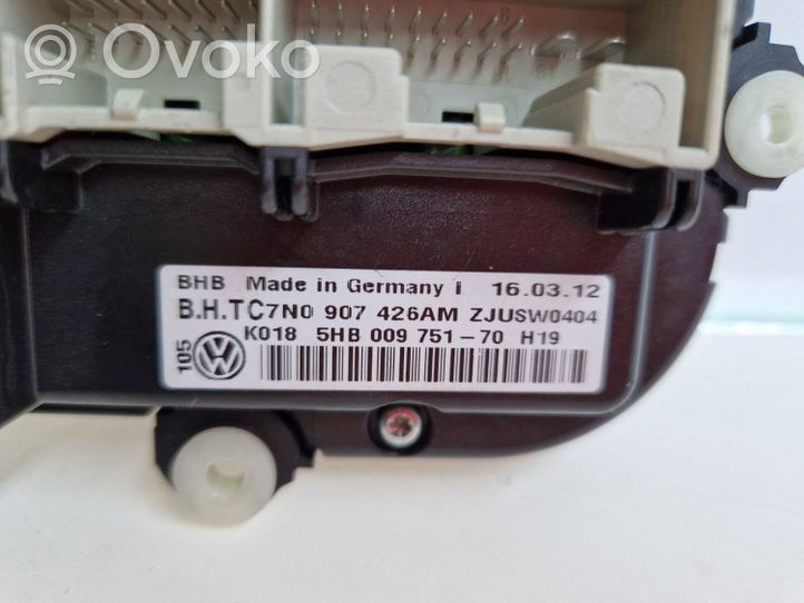 Volkswagen PASSAT B7 Ilmastoinnin ohjainlaite 7N0907426AM