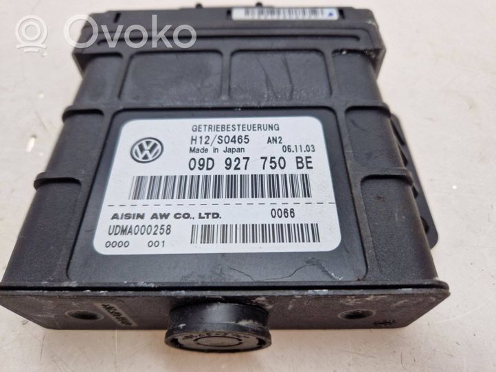 Volkswagen Touareg I Gearbox control unit/module 09D927750BE