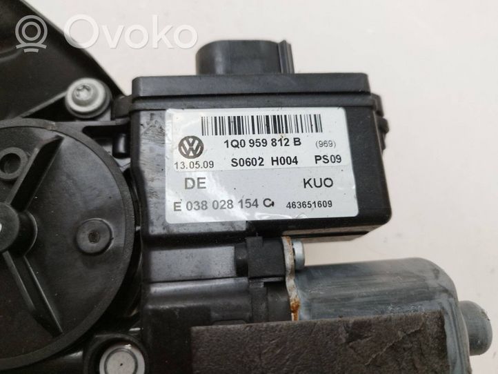 Volkswagen Eos Elektryczny podnośnik szyby drzwi tylnych 1Q0959812B