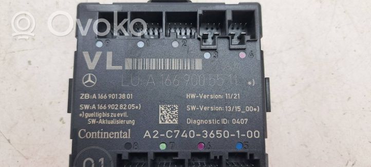 Mercedes-Benz CLA C117 X117 W117 Durų elektronikos valdymo blokas A1669005511