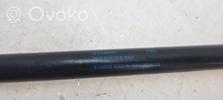 Volkswagen Touareg II Front bonnet/hood damper/strut 7P6823359