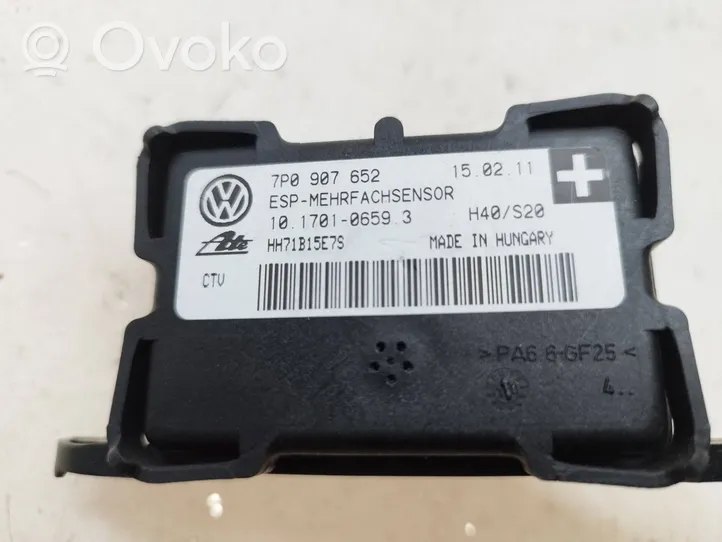 Volkswagen Touareg II Vakaajan pitkittäiskiihtyvyystunnistin (ESP) 7P0907652