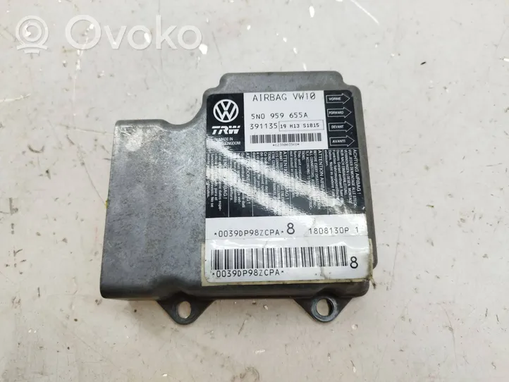 Volkswagen PASSAT CC Module de contrôle airbag 5N0959655A