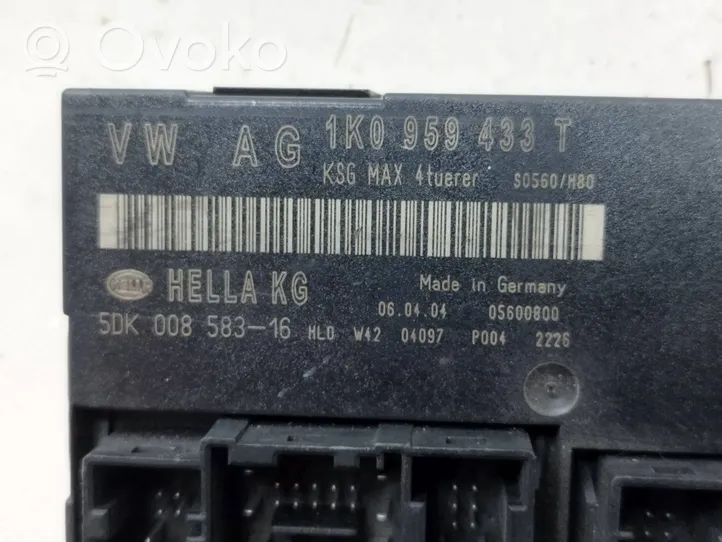 Skoda Superb B6 (3T) Komforto modulis 1K0959433T