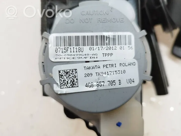 Audi A6 S6 C7 4G Pas bezpieczeństwa fotela przedniego 4G8857705B