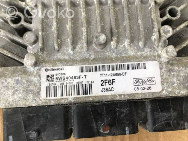 Ford Connect Unité de commande, module ECU de moteur 5WS40483FT