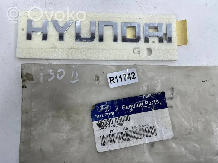 Hyundai i30 Logo, emblème de fabricant 86330-a5000