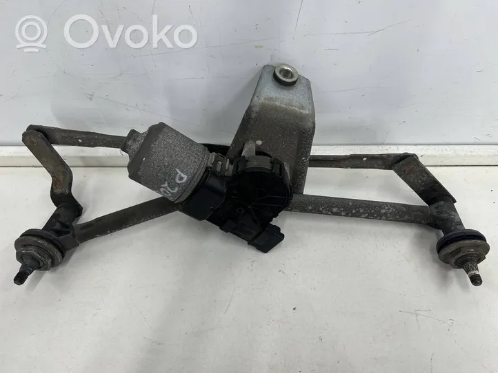 Peugeot 206 Mechanizm i silniczek wycieraczek szyby przedniej / czołowej 0390241523