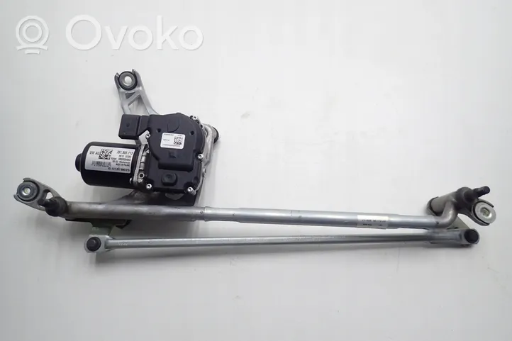 Volkswagen Touareg III Front wiper linkage and motor 7P1955113