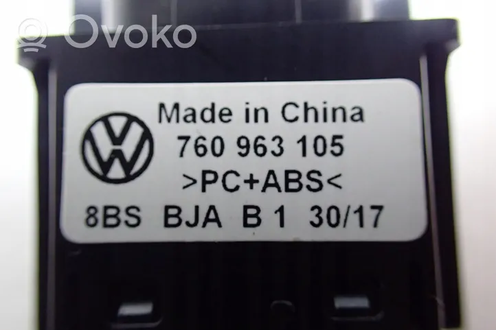 Volkswagen Touareg III Interruttore riscaldamento sedile 760963105