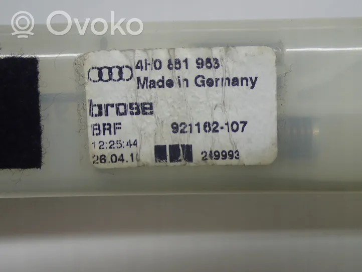 Audi A8 S8 D4 4H Zasłona / Roleta okna drzwi tylnych 4H4861333A