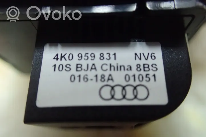 Audi A6 S6 C8 4K Takaluukun avauskytkin 4K0959829