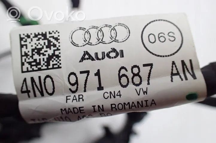 Audi A8 S8 D5 Wiązka przewodów drzwi tylnych 4N0971687AN