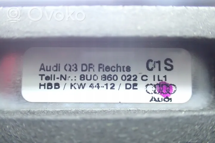 Audi Q3 8U Barres de toit 8U0860021C